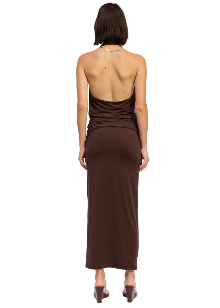 Eva Cowl Neck Halter Top