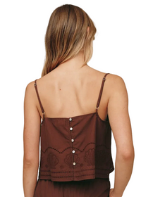 Button Back Cami