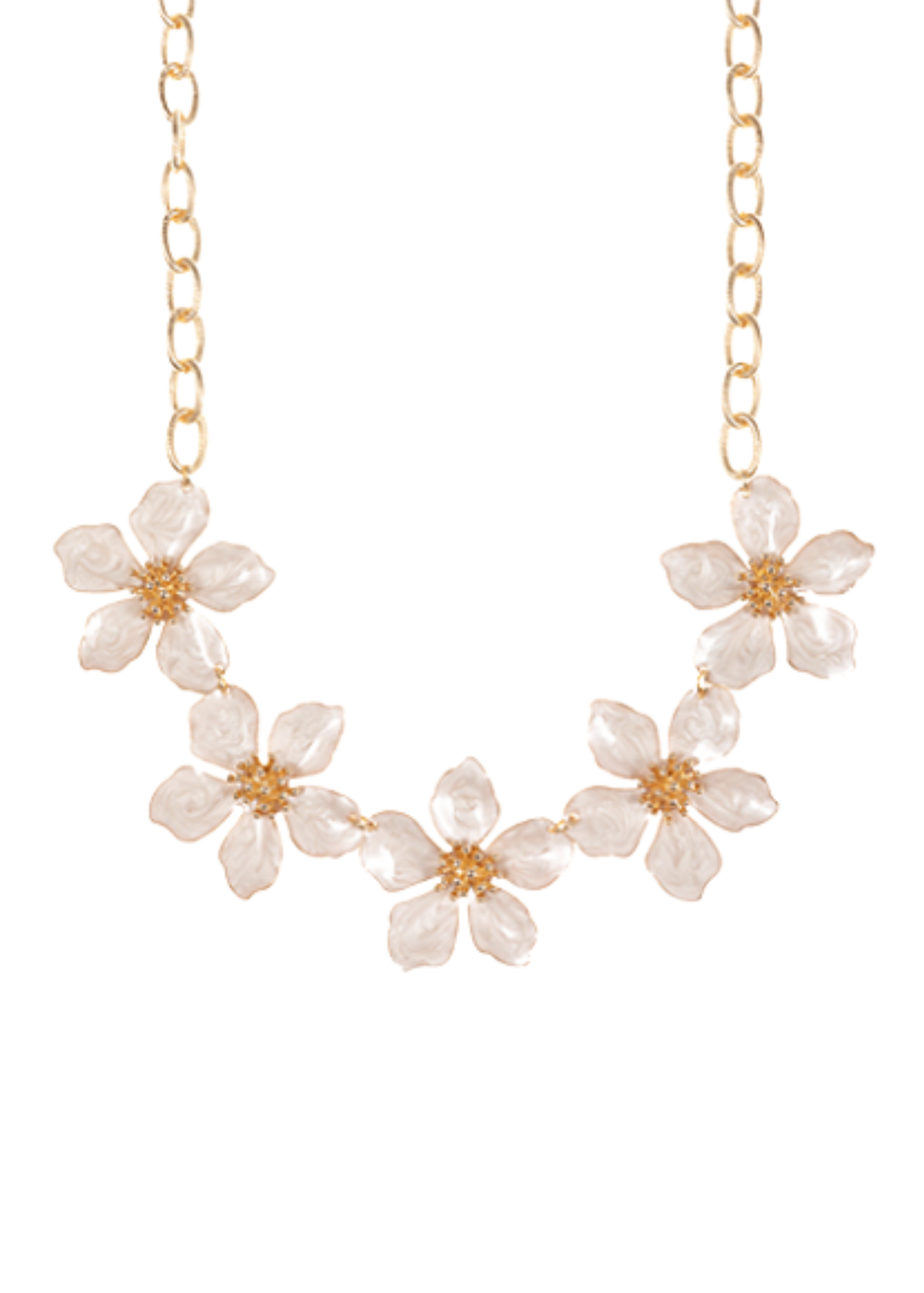 Linked Flower Necklace