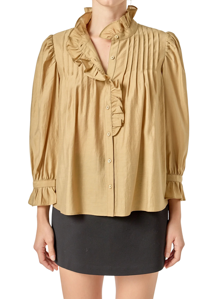 Ruffle Detailed Blouse