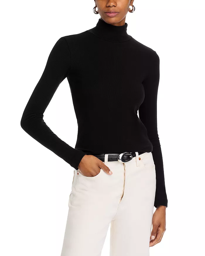 Modal Rib Long Sleeve Top