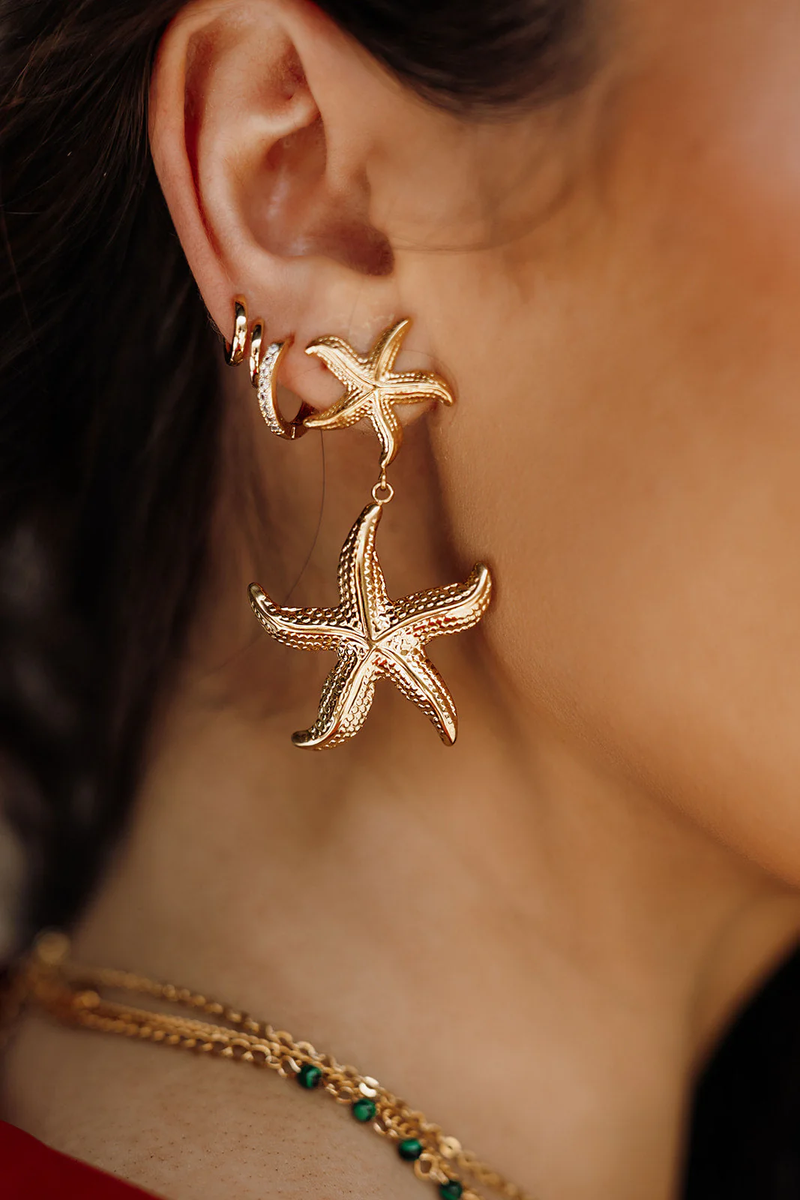 Loki Starfish Earrings