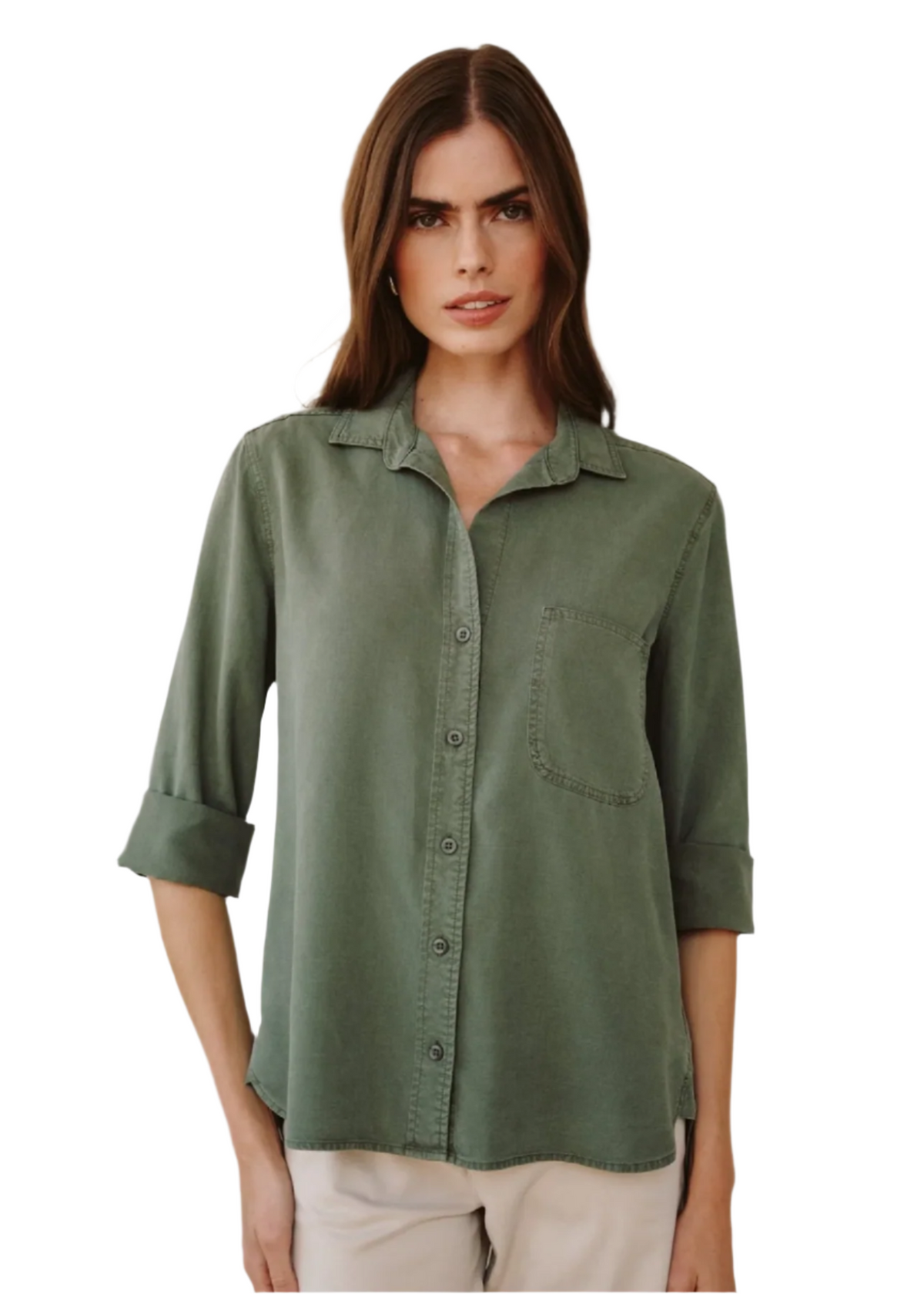 Shirt Tail Button Down