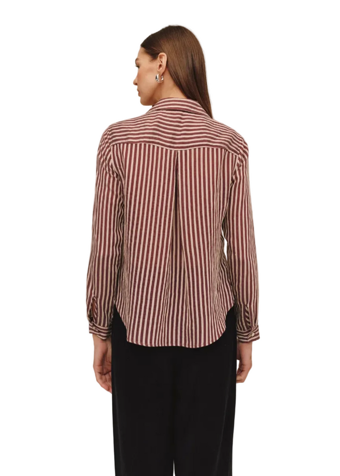 Seamed Button Down Shirt