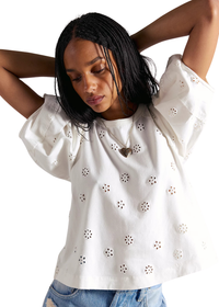 Jessie Eyelet Tee
