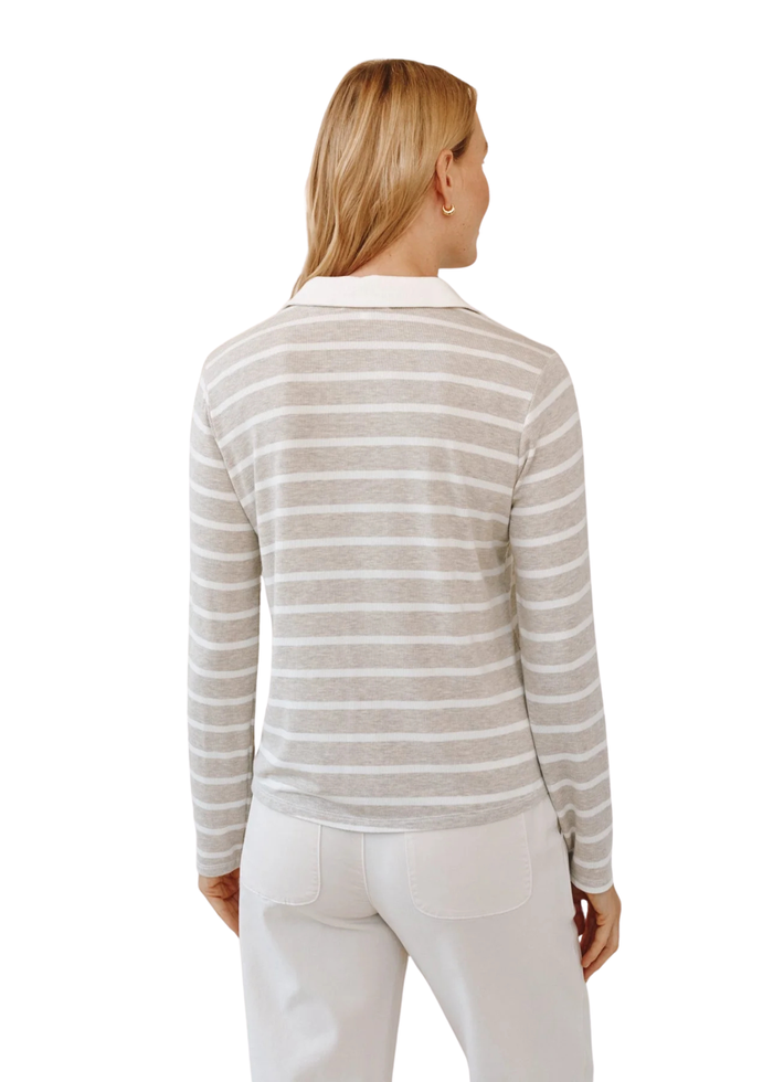 Contrast Placket Button Down