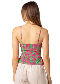 Kate Floral Button Corset Cami