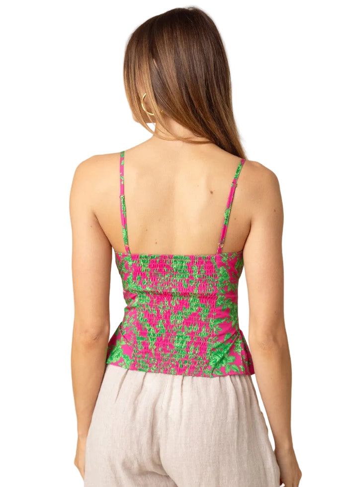 Kate Floral Button Corset Cami