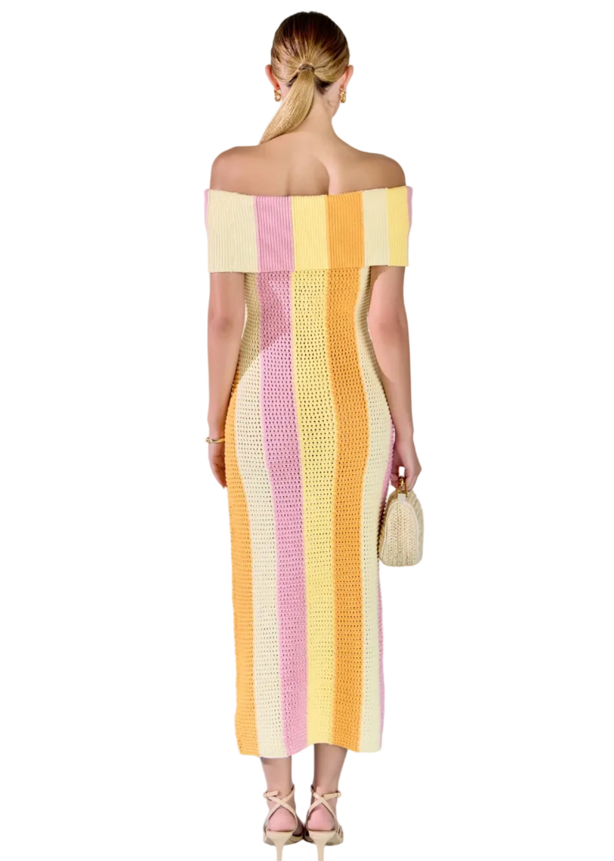 Off Shoulder Sleeveless Dress