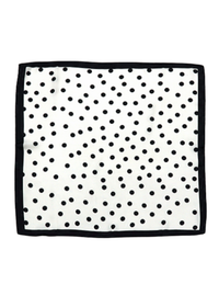 Polka Dot Print Silky Bandana Scarf