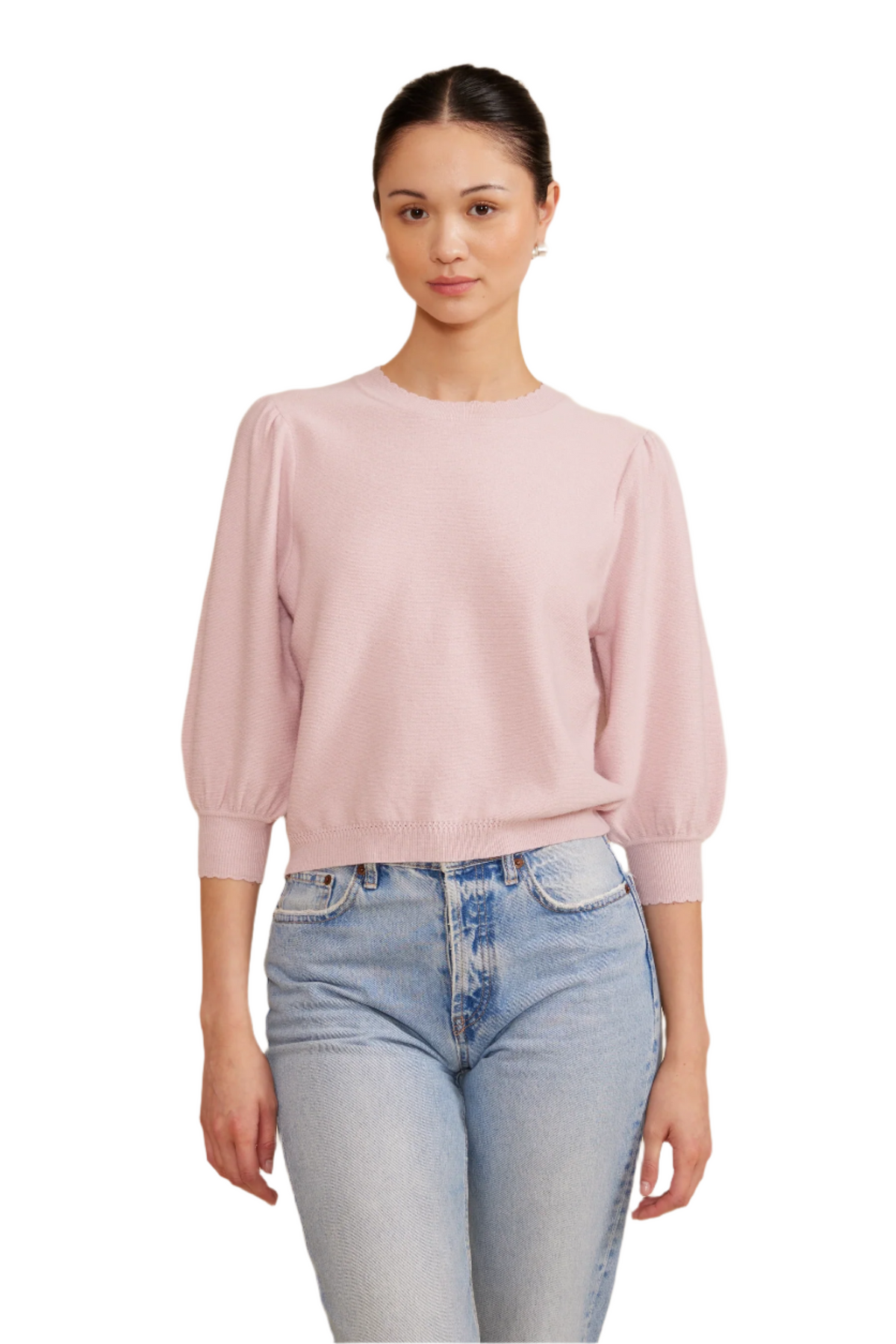 Brit Knit 3/4 Sleeve Top