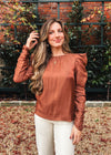 Lilah Ruched Sleeve Top