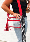 Charles Crossbody Clear-Pewter