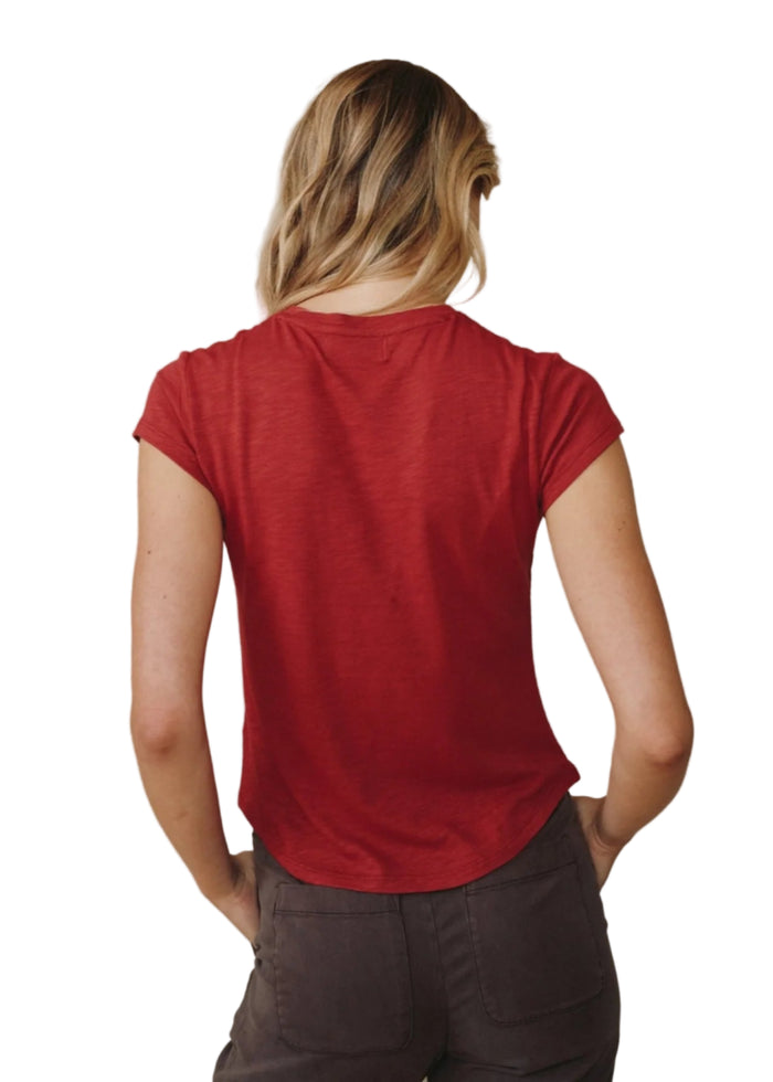 Baby Crew Tee - Ruby Red