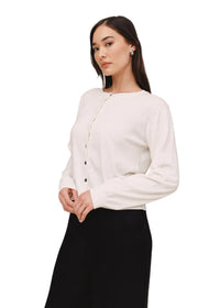Crew Neck Cardigan