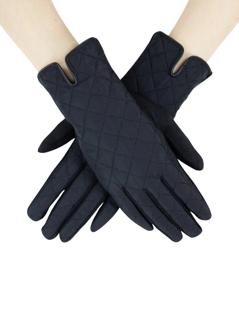 Quilted Solid Gloves