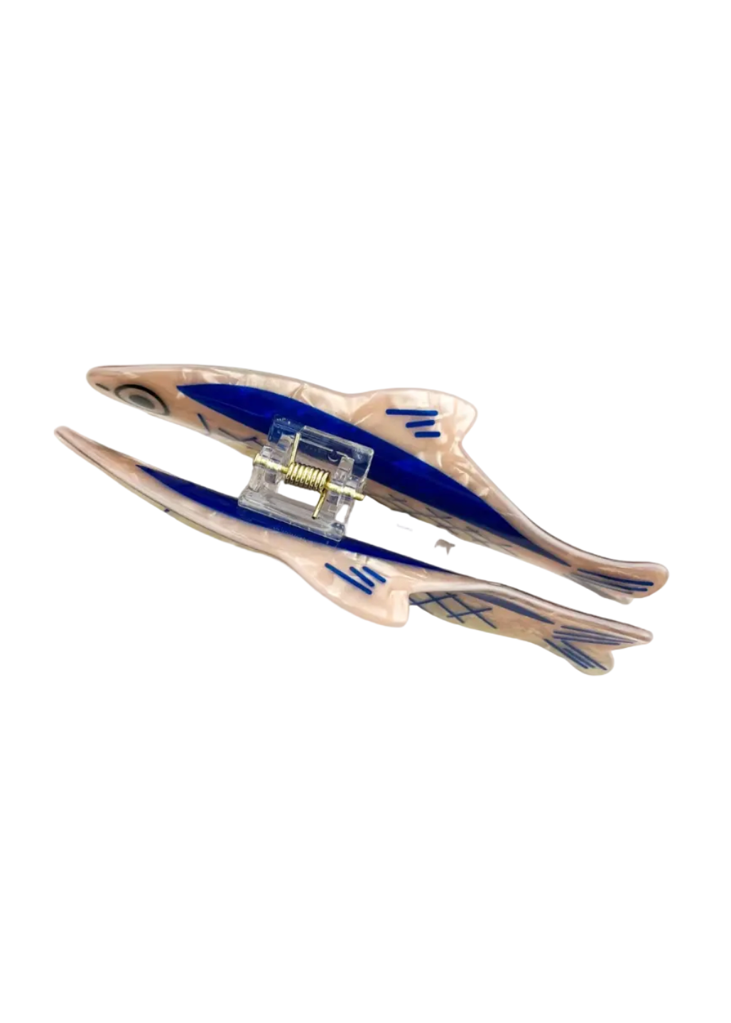 Sardine-Shaped Hair Claw Clip