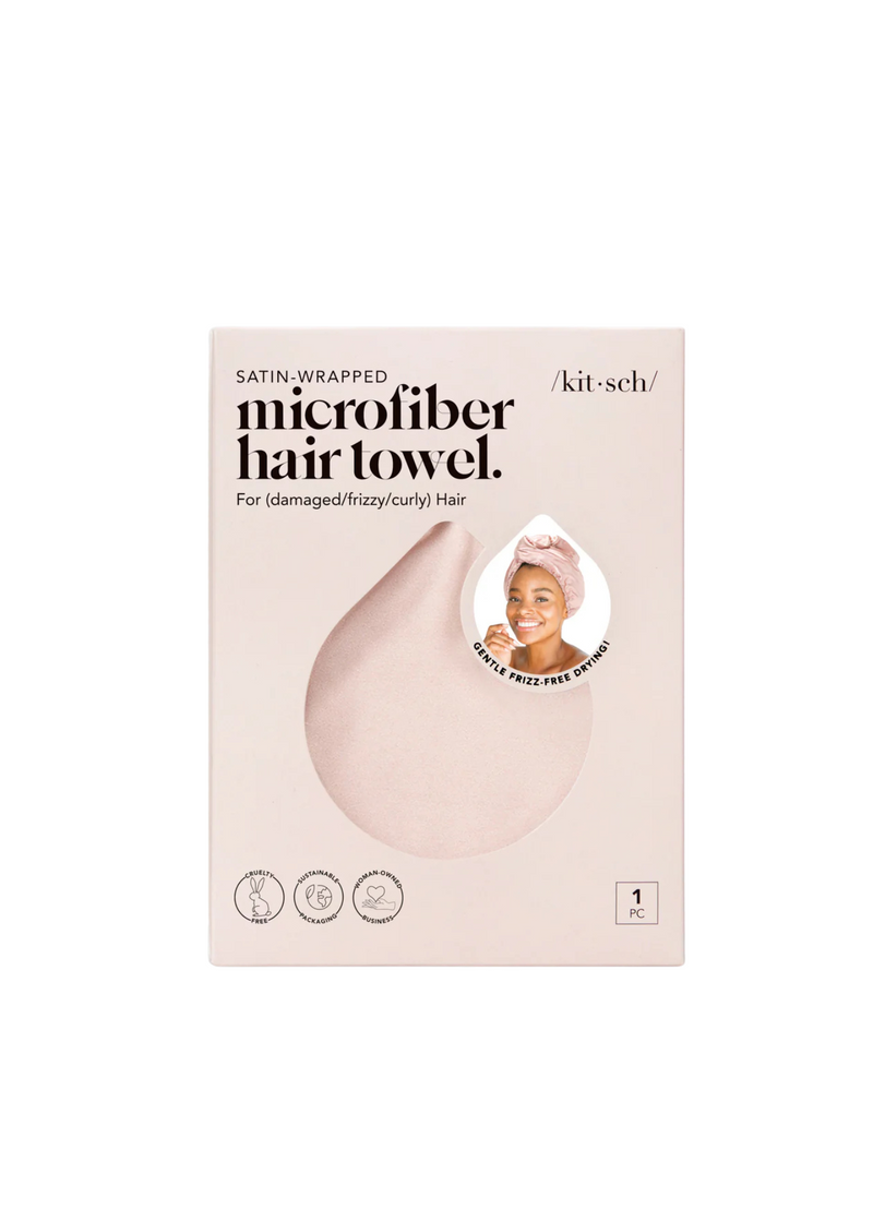 Satin Quick Dry Hair Towel