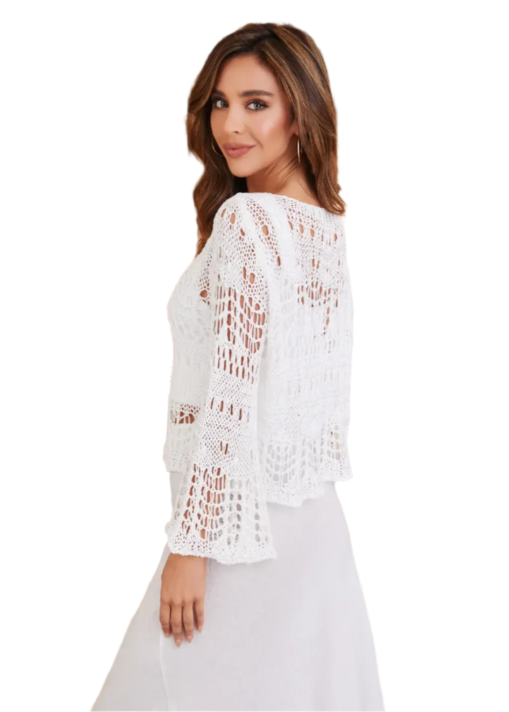 Crochet Long Sleeve Top