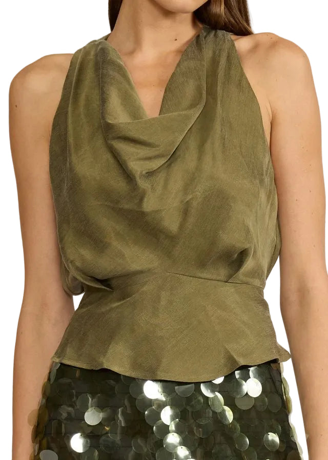 Lex Halter Wrap Top