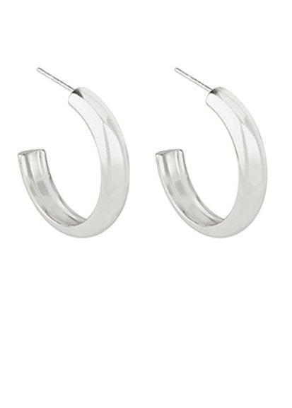 30mm Bold Stainless Steel Hoops
