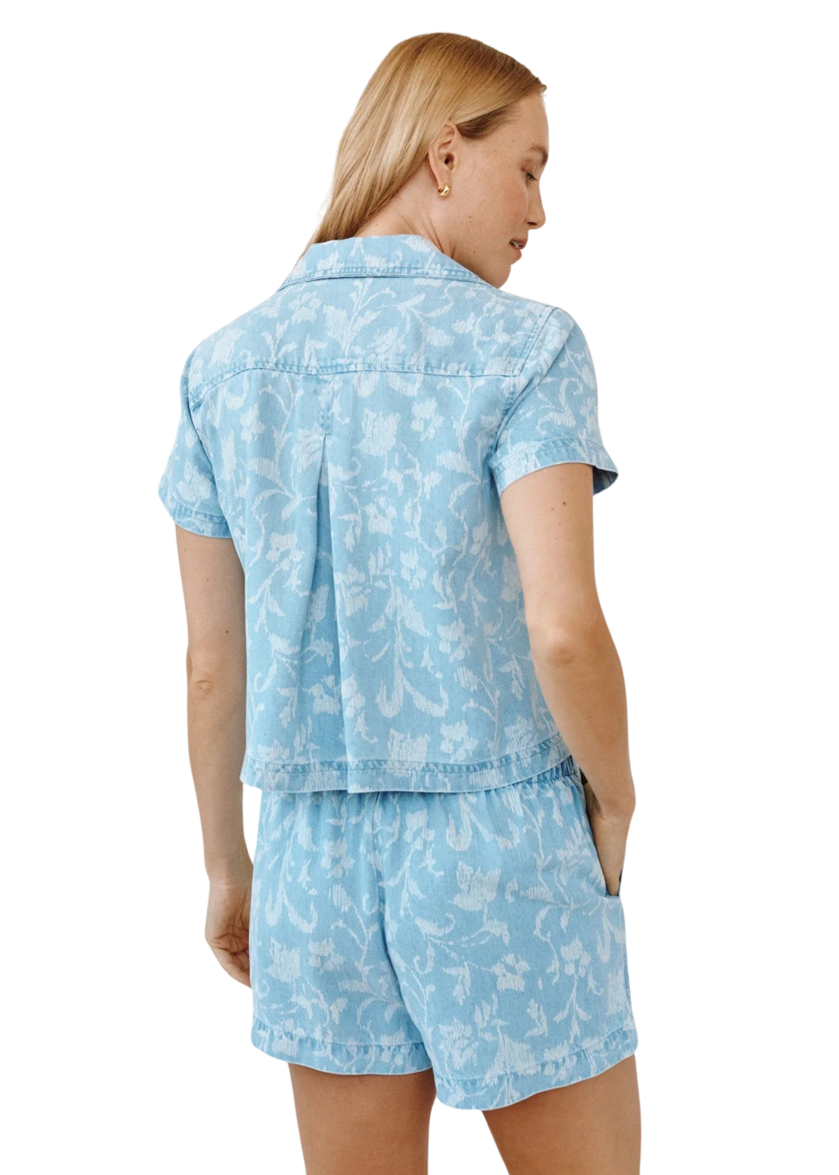 Short Sleeve Pocket Button Down