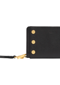 Bryant Wallet Black/brushed Gold Red Zip