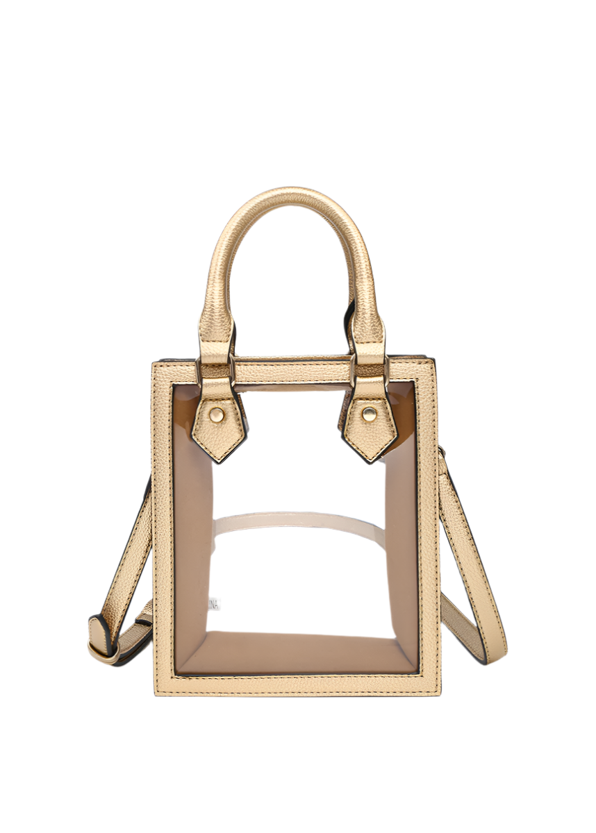 Elise Clear Rectangular Crossbody