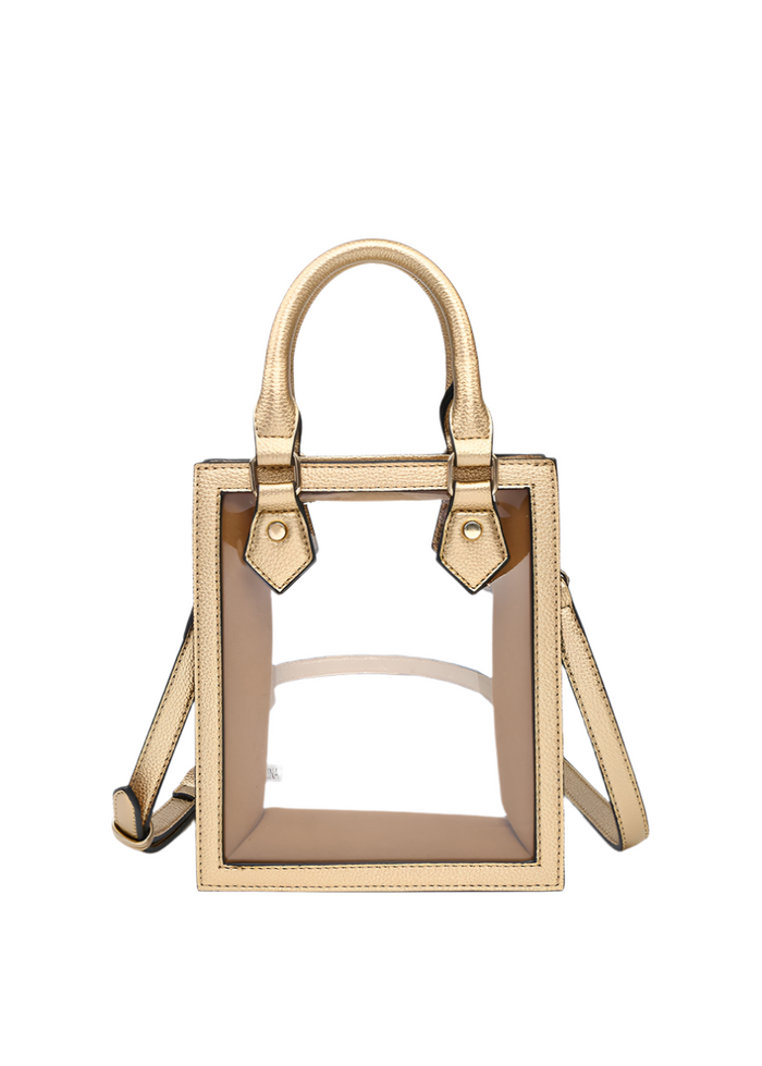 Elise Clear Rectangular Crossbody