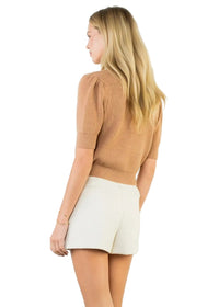 Short Sleeve Knit Top