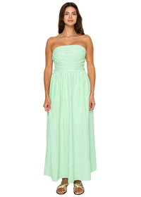 Verde Stripe Maxi Dress