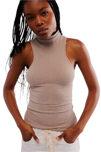 Always Ready Seamless Turtleneck Tank