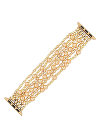 Golden Demure Stretch Apple Watch Strap