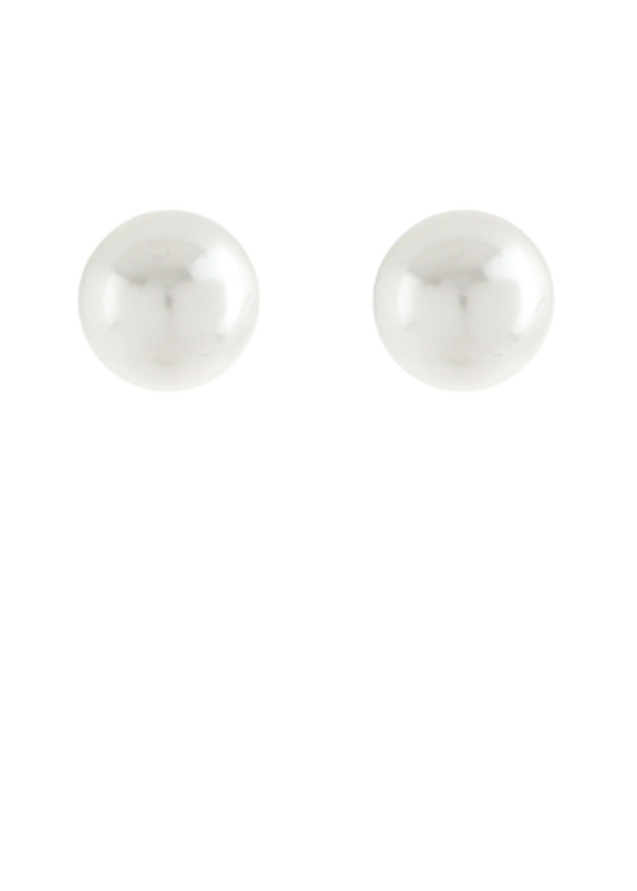 18mm Pearl Ball Earrings