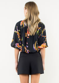 Puff Sleeve Floral Blouse