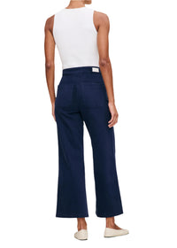 Hepburn Wide Leg: High Rise Ankle