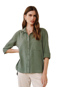 Shirt Tail Button Down - Fernwood
