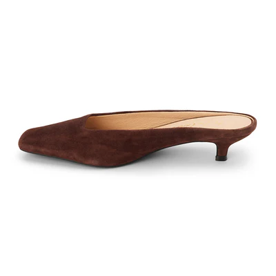 Classy Heeled Mule