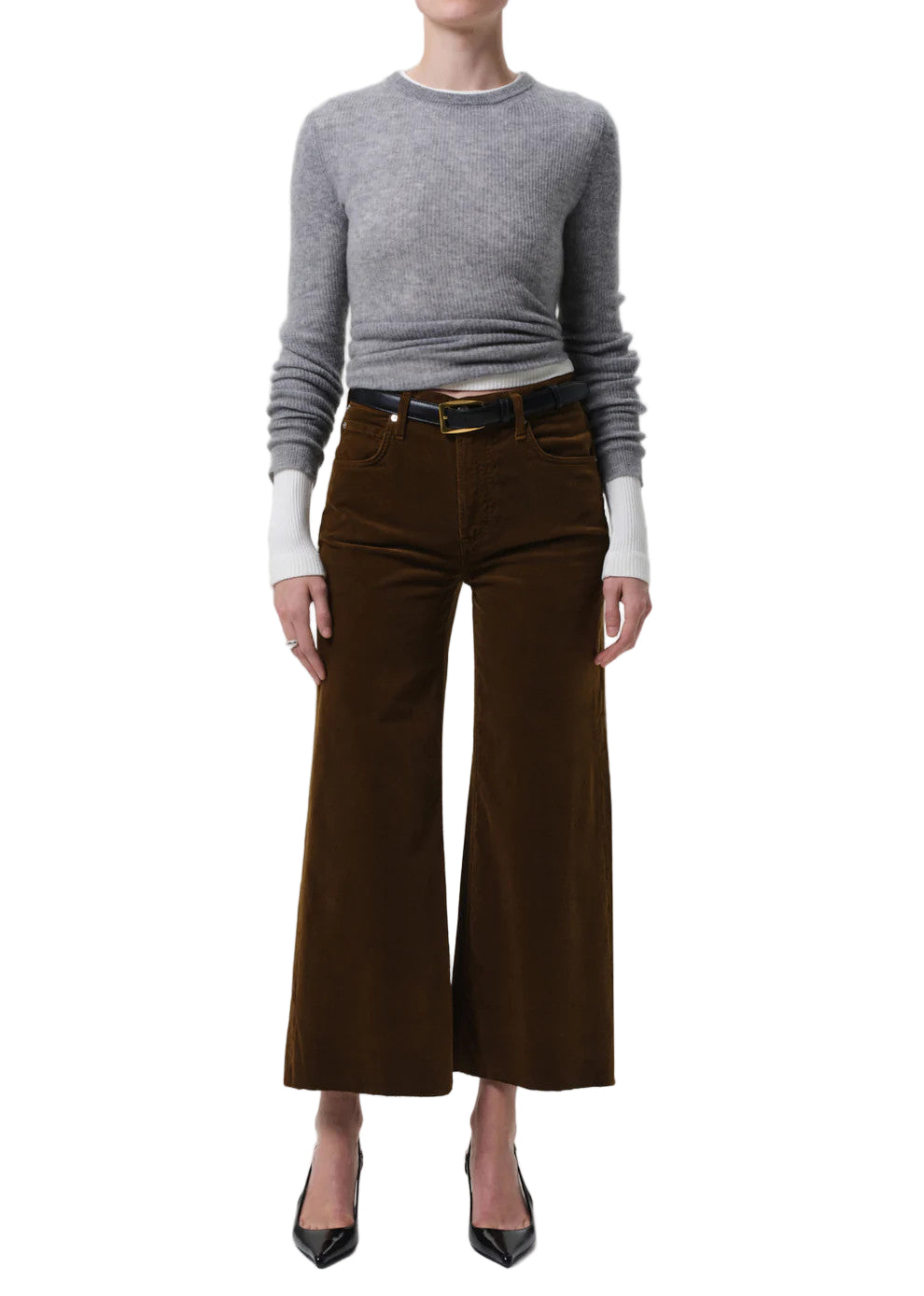 Corduroy Lyra Wide Leg Crop