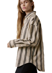 Cotton Linen Relaxed Shirt
