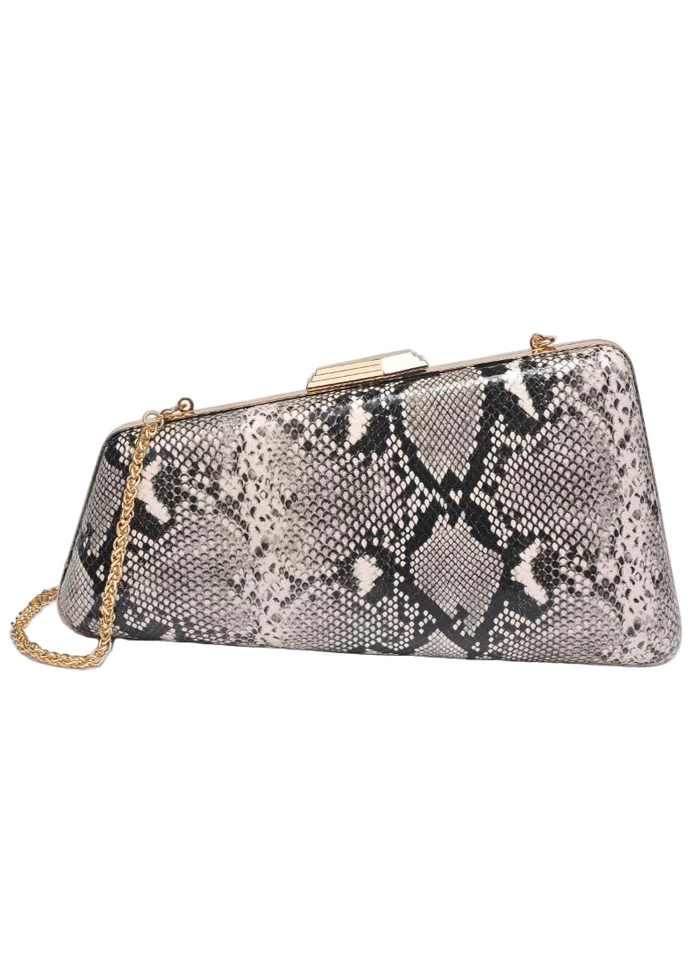 Snake Asymmetrical Evening Bag
