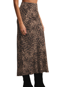 Izabel Leopard Skirt