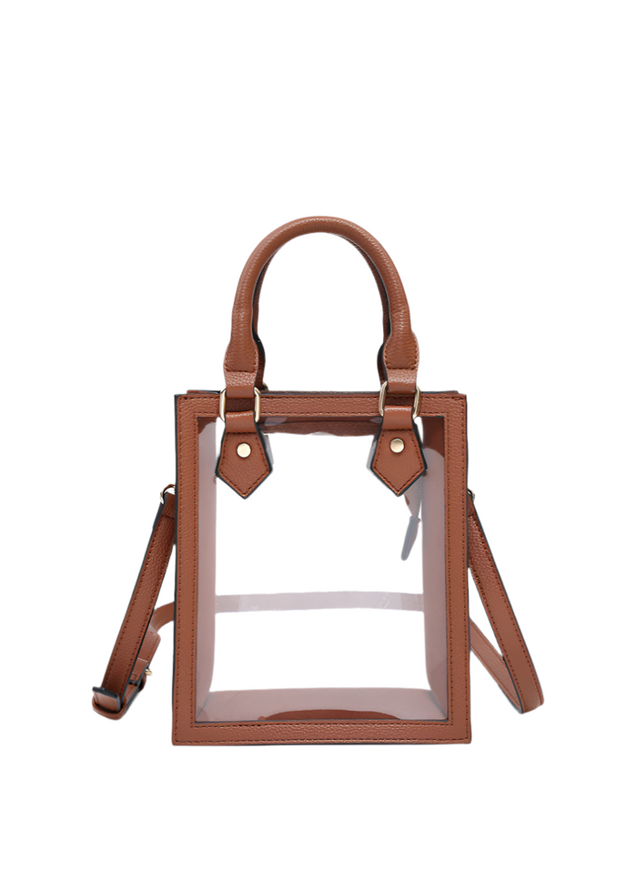 Elise Clear Rectangular Crossbody