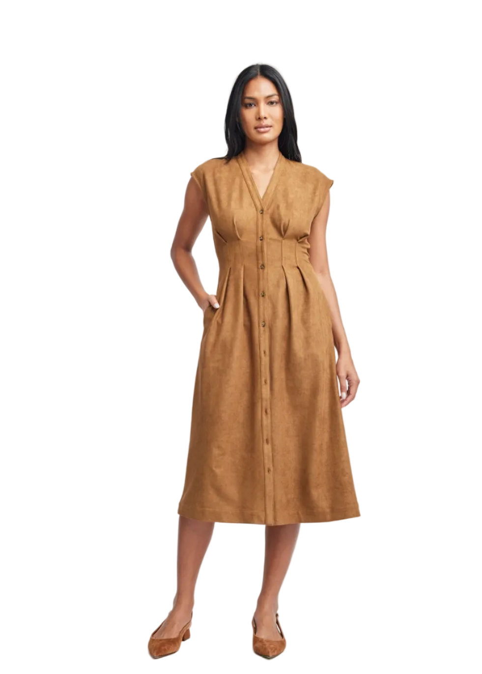 Jamila Pleated Dress