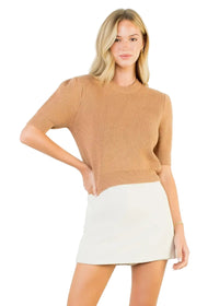 Short Sleeve Knit Top