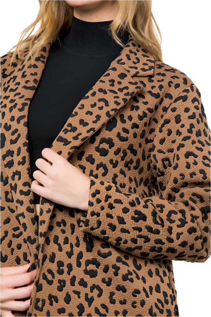 Leopard Print Coat