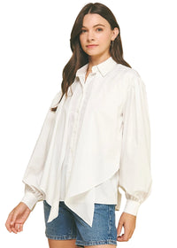 Front Tie Blouse