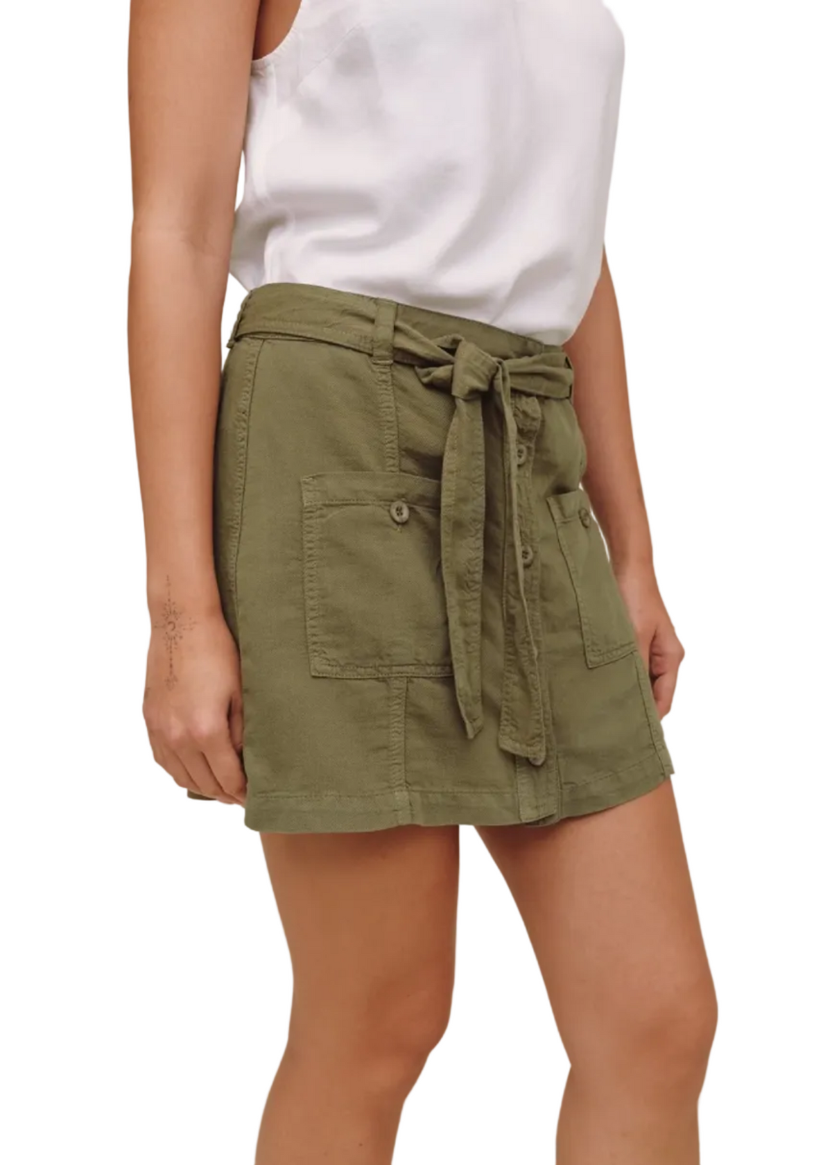 Utility Pocket Mini Skirt