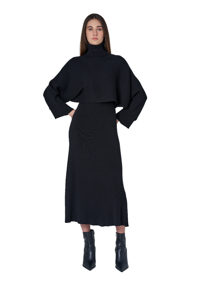 L/S Turtleneck Dress