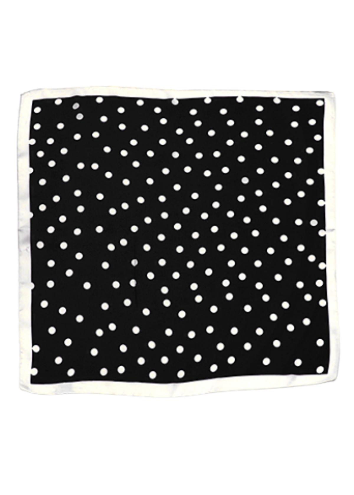 Polka Dot Print Silky Bandana Scarf